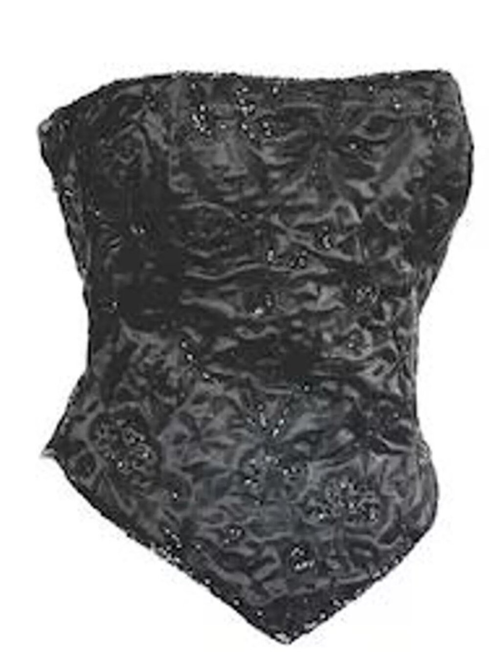 JASDEE Vintage Bustier Corset Hand Work Embroidery On Satin Style F3043